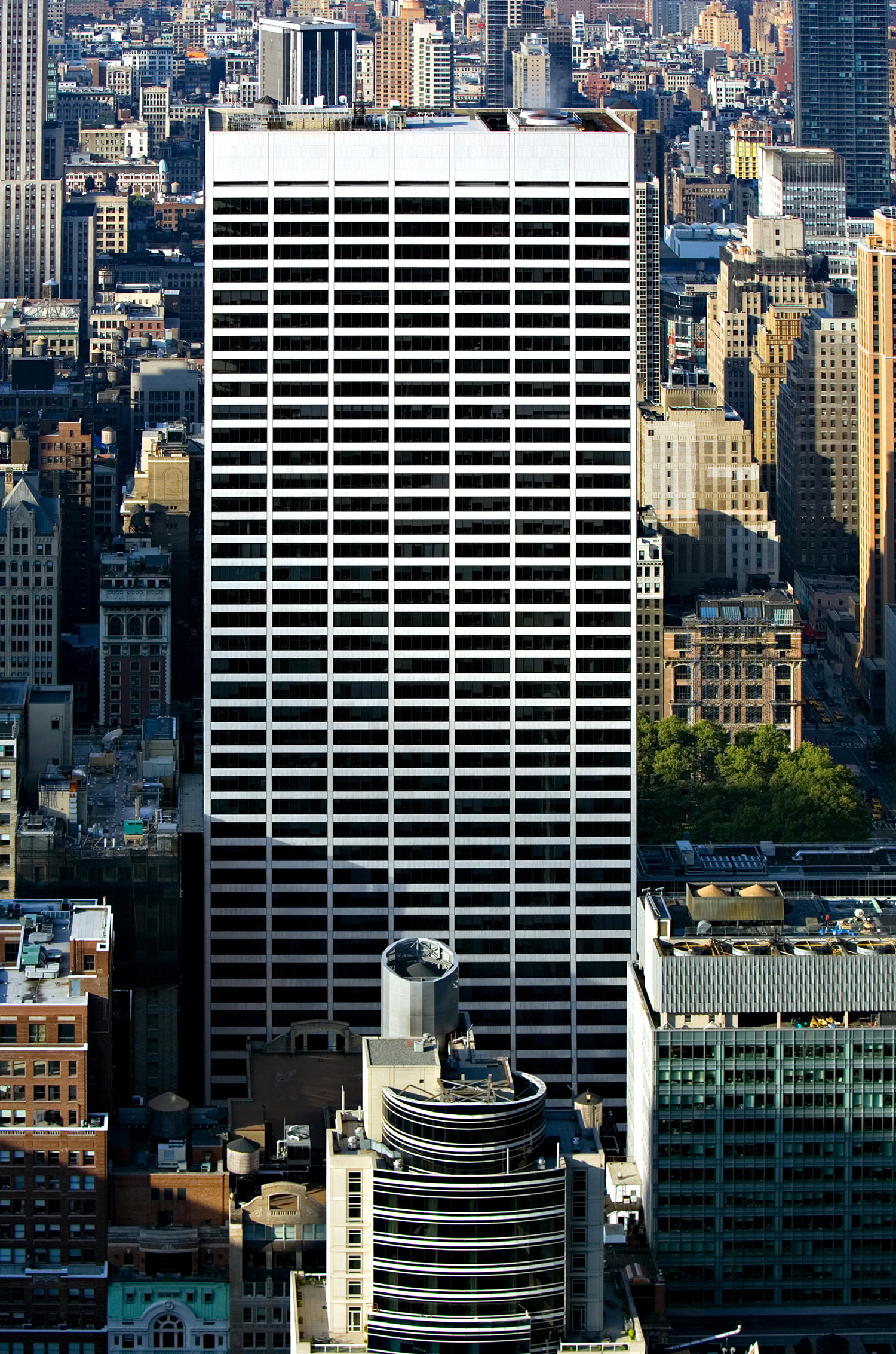 Grace Plaza, New York City - View from Top of the Rock. © Mathias Beinling